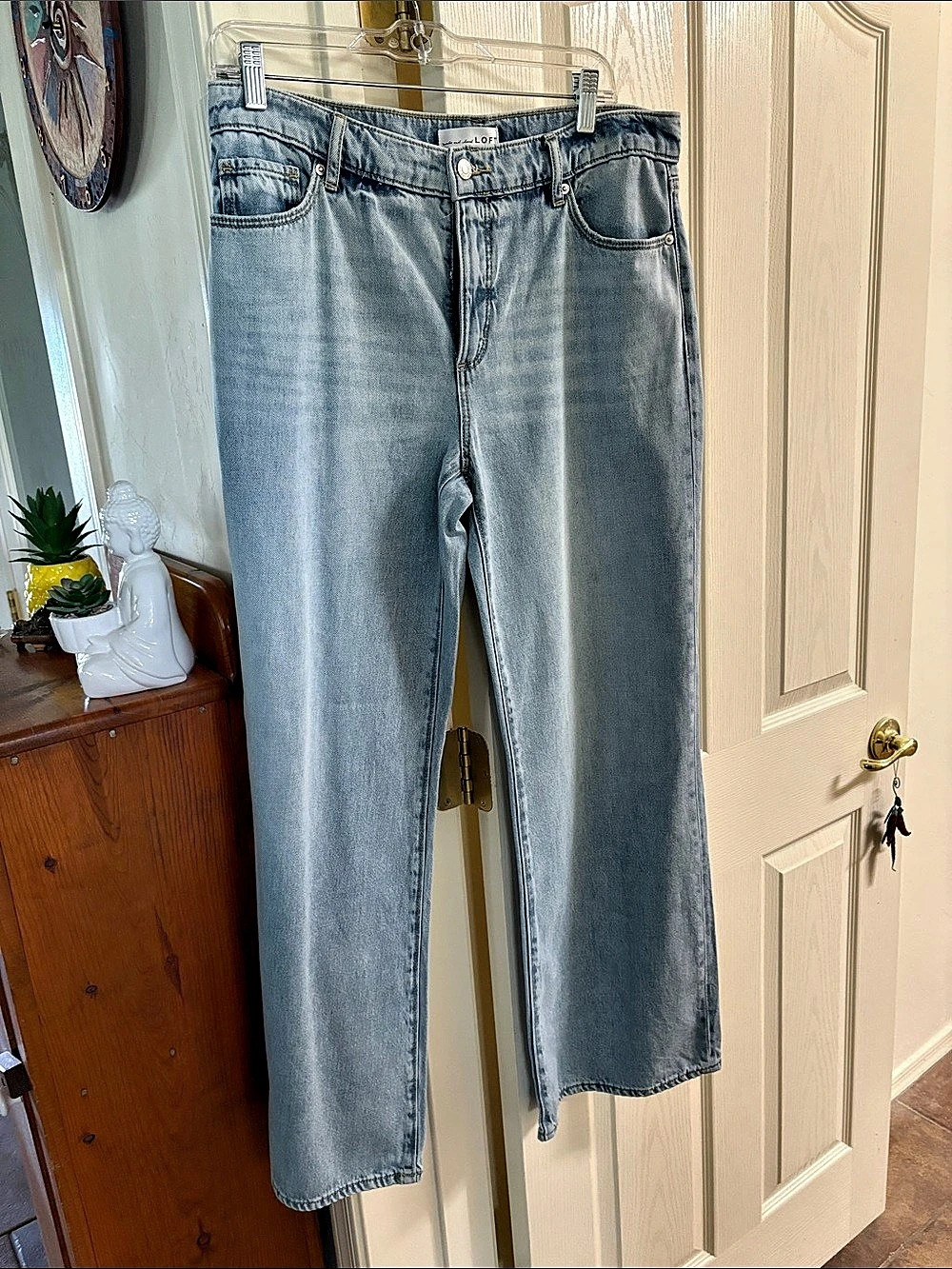 LOFT wide Leg Jeans Blue Waist 29 Like New